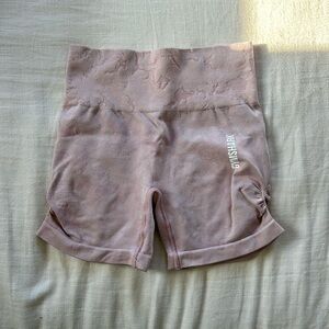 Gymshark pink camo shorts